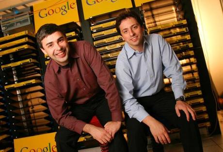 Foto de Larry Page y Sergey Brin, fundadores de Google