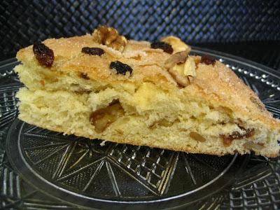 TORTA DE NUECES Y PASAS