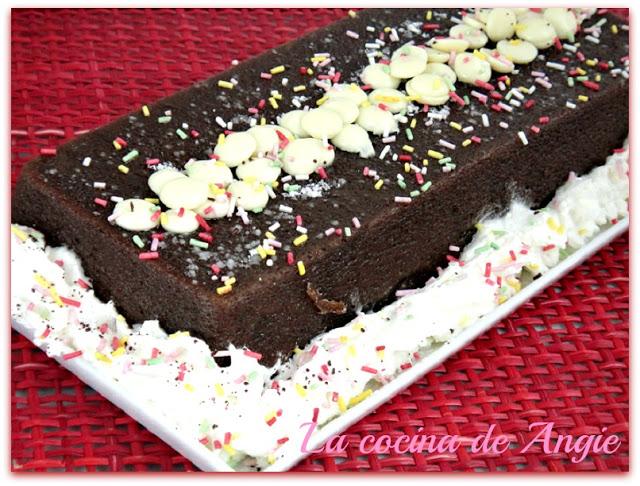 BIZCOCHO DE GALLETAS PRÍNCIPE AL MICROONDAS