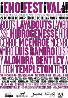 Layabouts, Hidrogenesse, McEnroe, Luis Ramiro, Alondra Bentley y Templeton en el Eno Festival 2013