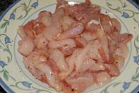 Chop-Suey de Pollo con Arroz Salvaje Frito