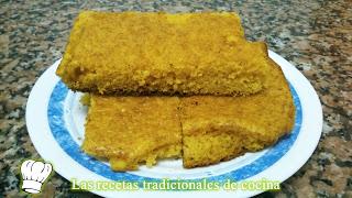 Coca de calabaza o tarta de calabaza