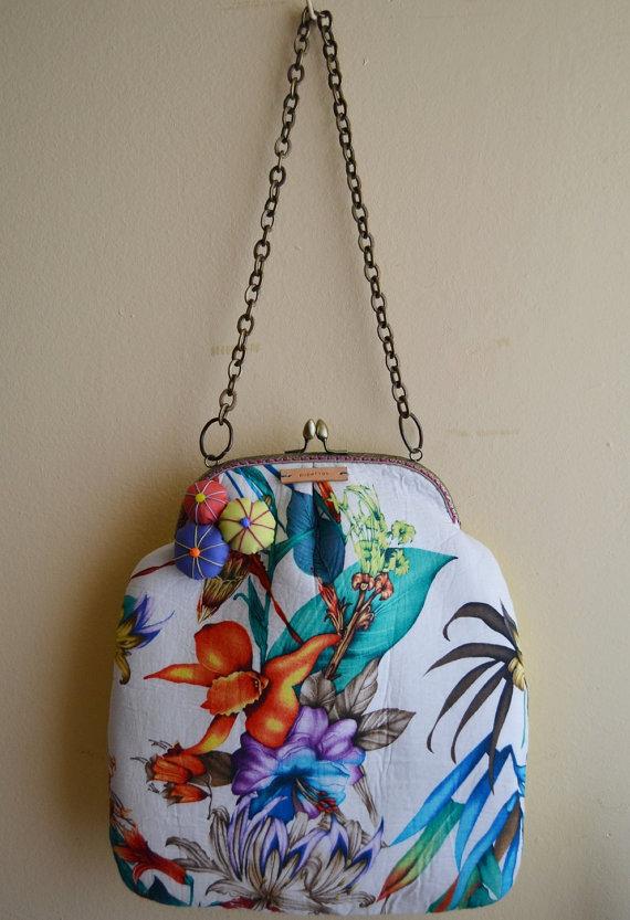 Bolso de boquilla Summer flowers