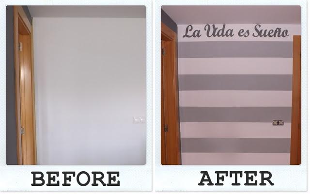 BEFORE & AFTER: PARED DE ISA