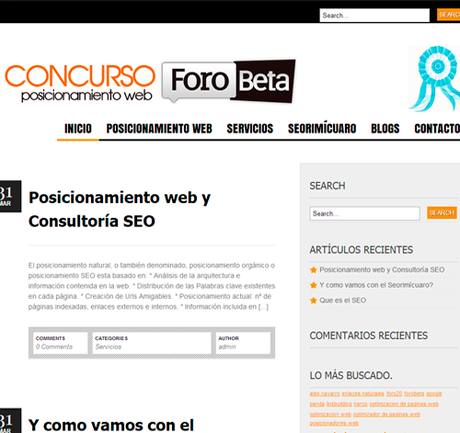 Seorimícuaro, que es? concurso posicionamiento web