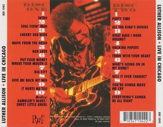 LUTHER ALLISON  -  LIVE IN CHICAGO (1999)  / ReUpa