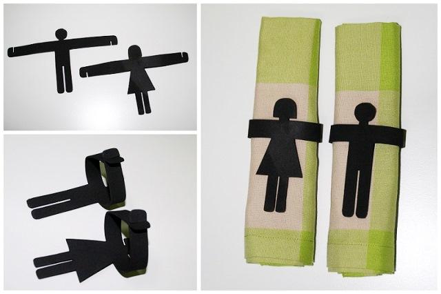 DIY: Servilleteros de goma eva, por Erika