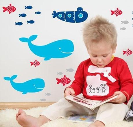 Dormitorios infantiles, cómo decorar sus paredes murales15