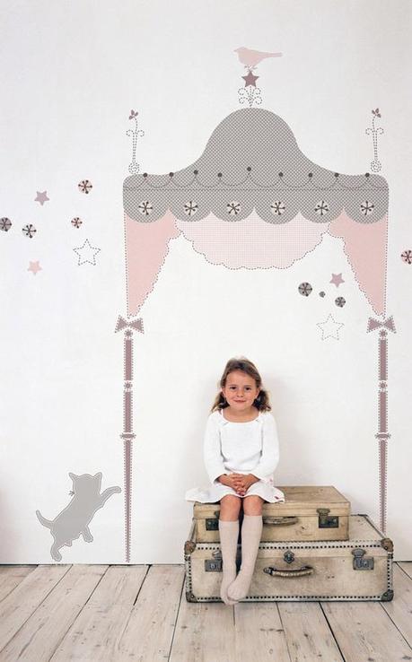 Dormitorios infantiles, cómo decorar sus paredes murales19