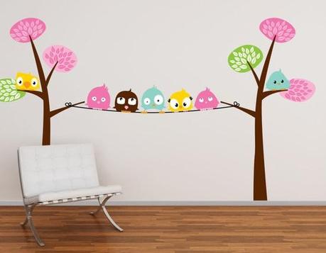 Dormitorios infantiles, cómo decorar sus paredes murales13