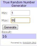 Ganador sorteo Primera lectura conjunta
