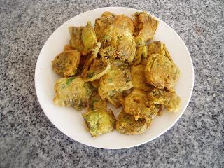 ALCACHOFAS REBOZADAS