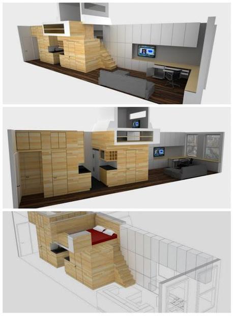 Mini apartamento: ganando espacio