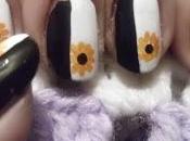 Manicura, blanco negro, reto