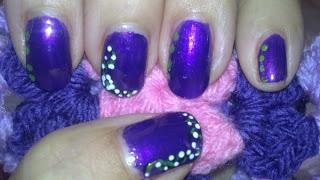 Manicura, violeta, reto 31