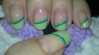 Manicura, verde, reto 31
