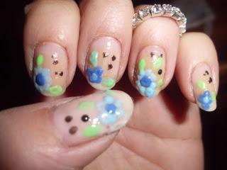 Relieve para mis uñas y desafio de nail art