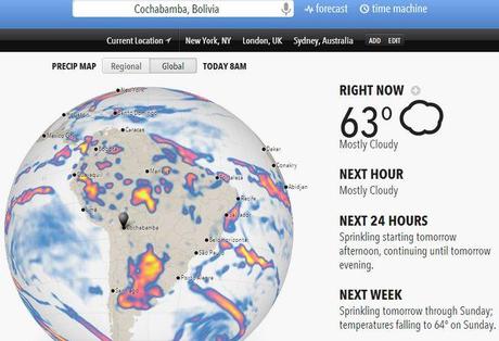 Forecast.io, excelente aplicación web para conocer el pronóstico del tiempo forecast-io