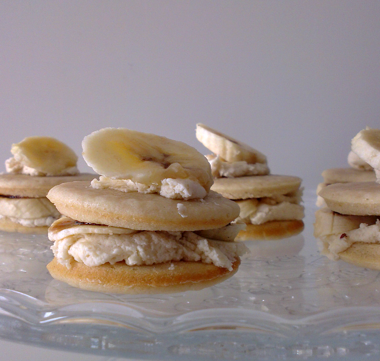 ♥ Whoopie pies de plátano. Banooffe pies.