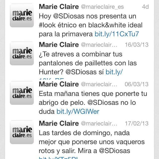 Gracias ¡¡¡¡Marie Claire¡¡¡¡