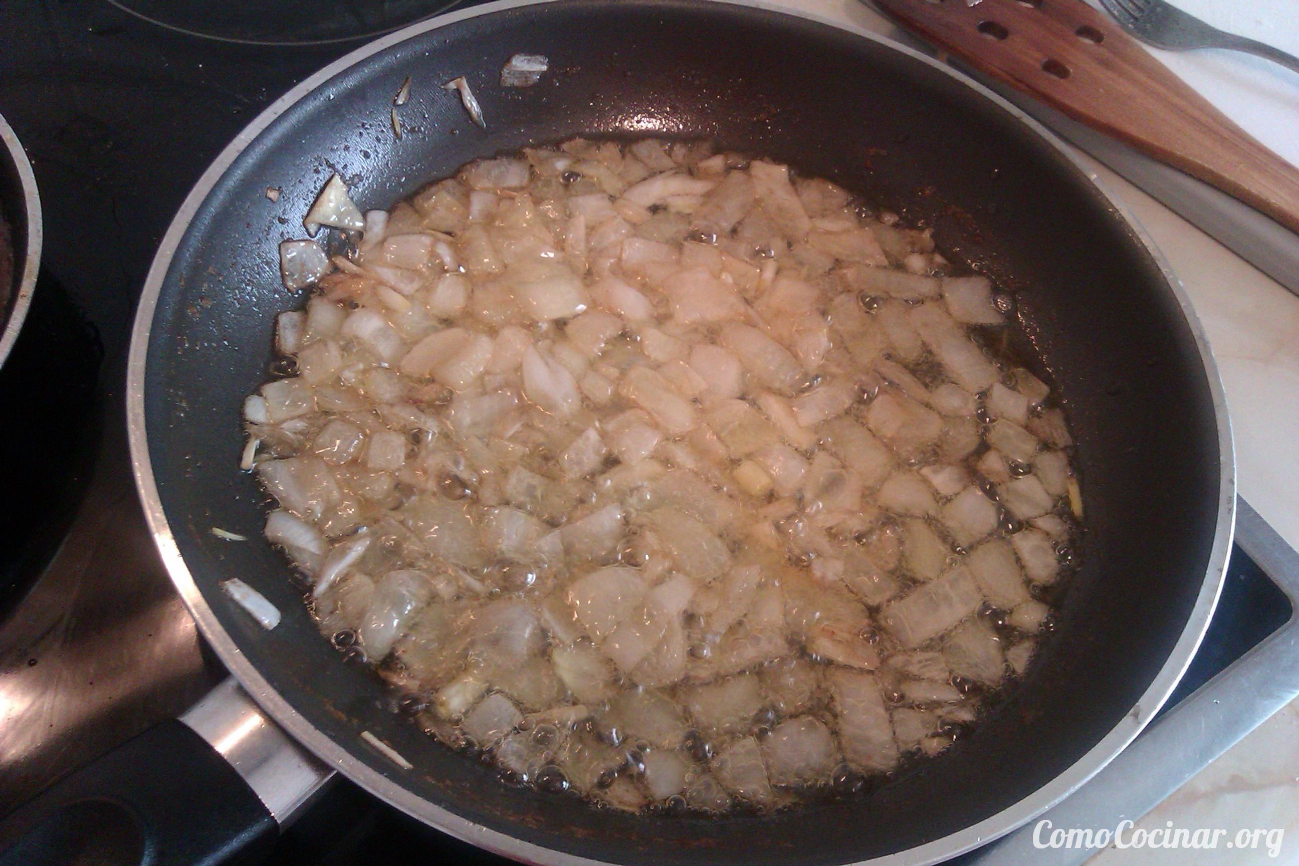 paso a paso Albóndigas en salsa de vino tinto
