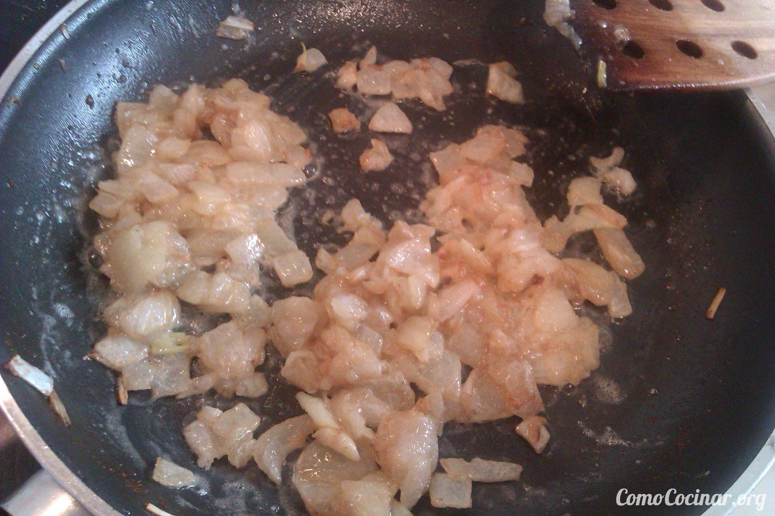 paso a paso Albóndigas en salsa de vino tinto