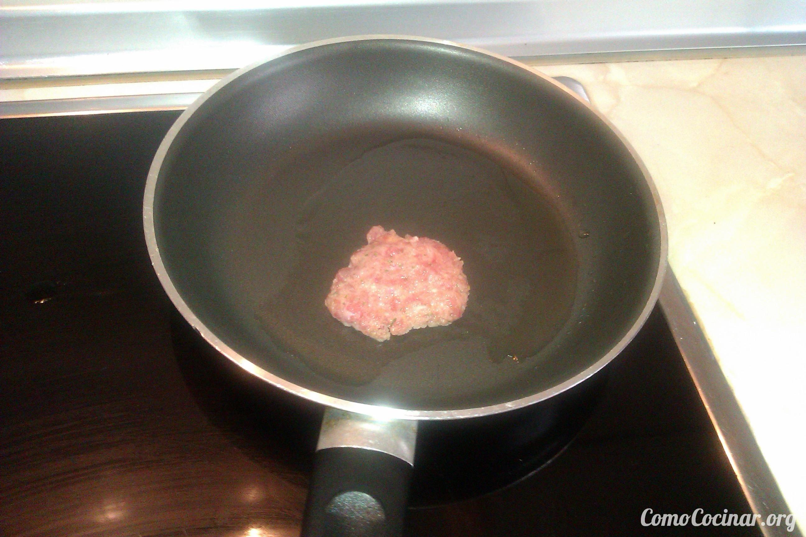 paso a paso Albóndigas en salsa de vino tinto