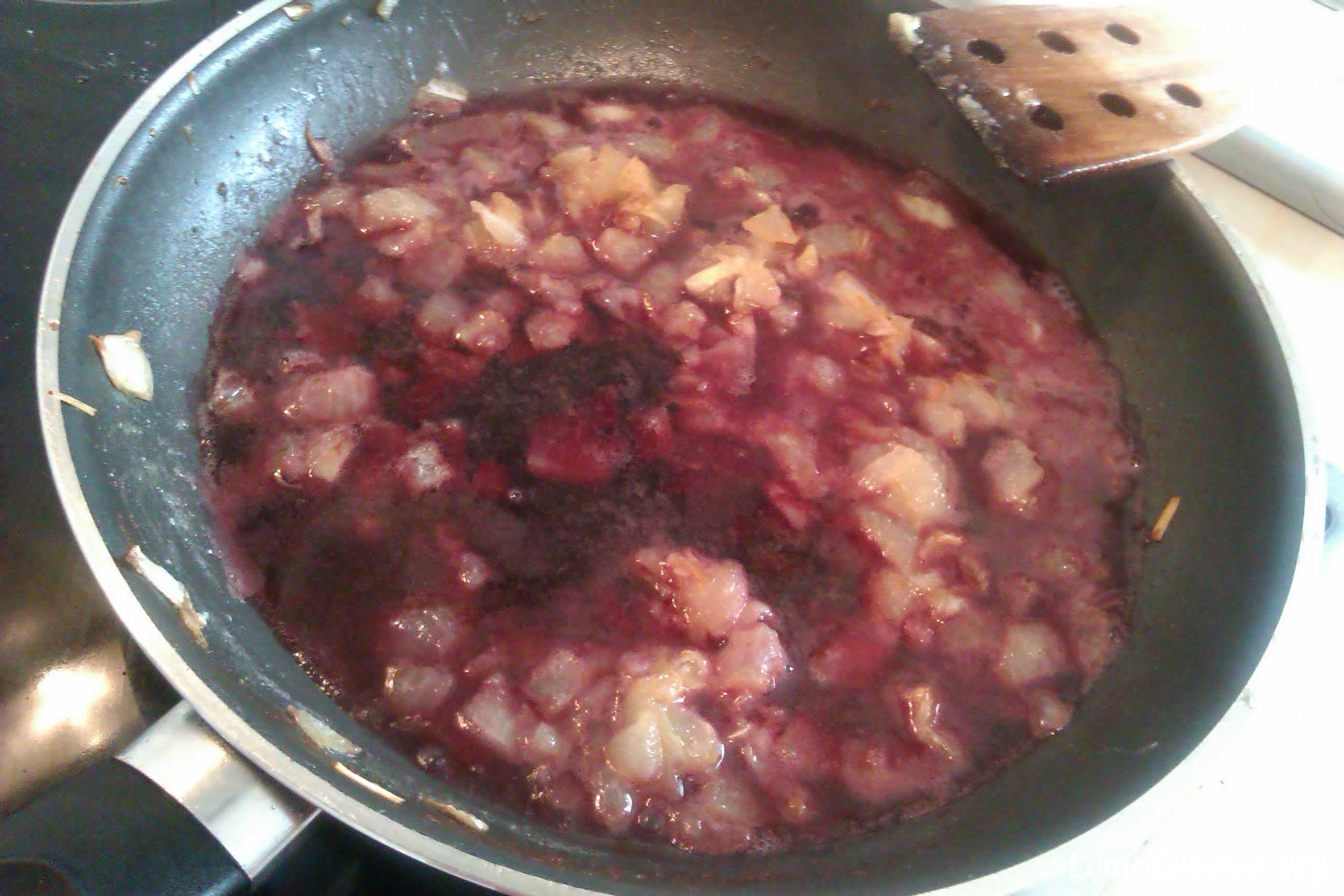 paso a paso Albóndigas en salsa de vino tinto