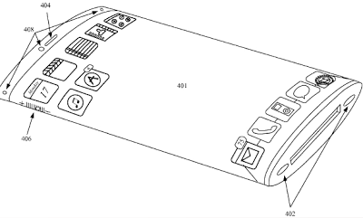 Un Iphone con Pantalla Flexible y Envolvente es el siguiente desarrollo de Apple