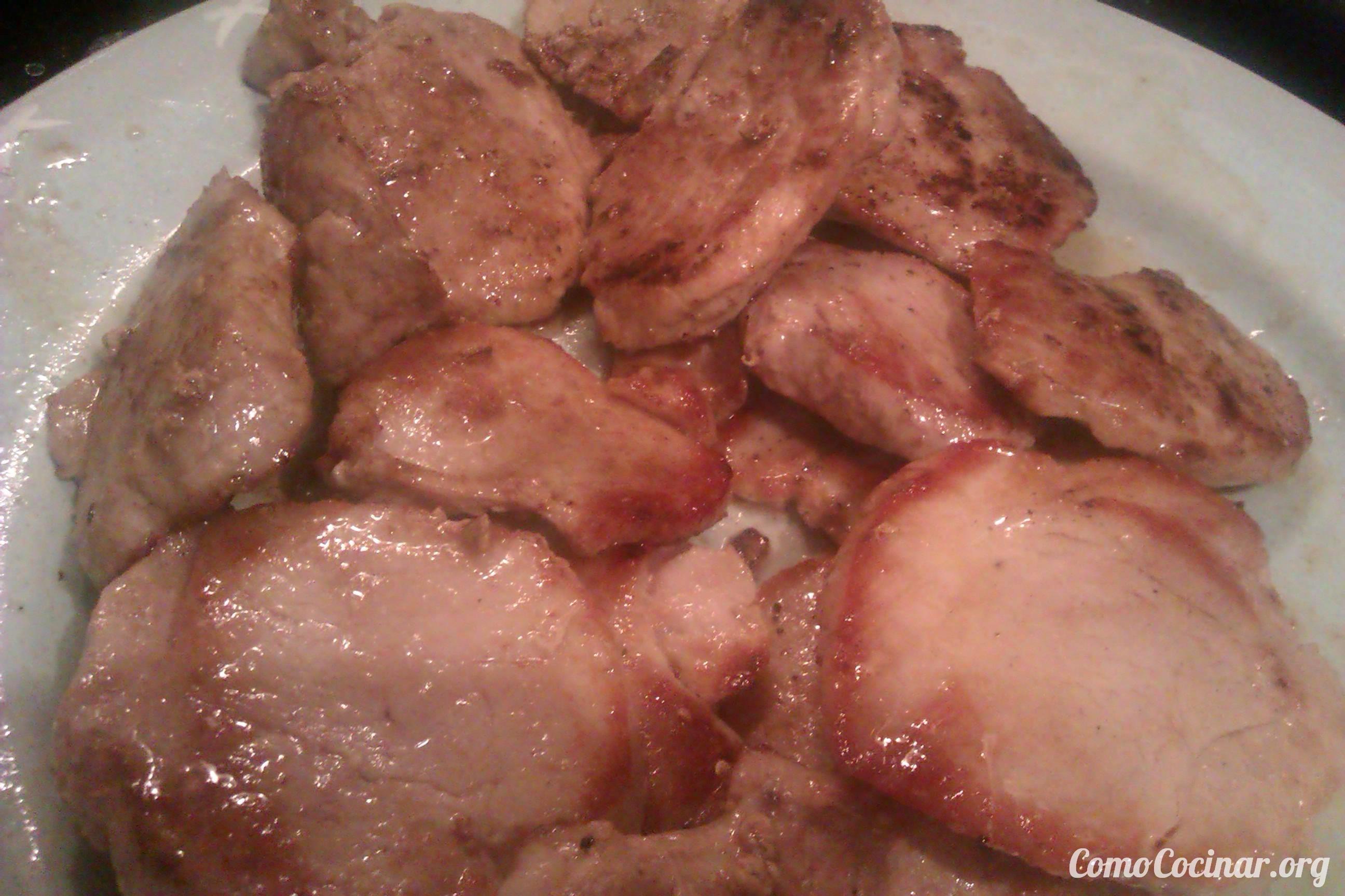 aso a paso solomillo a la pimienta verde