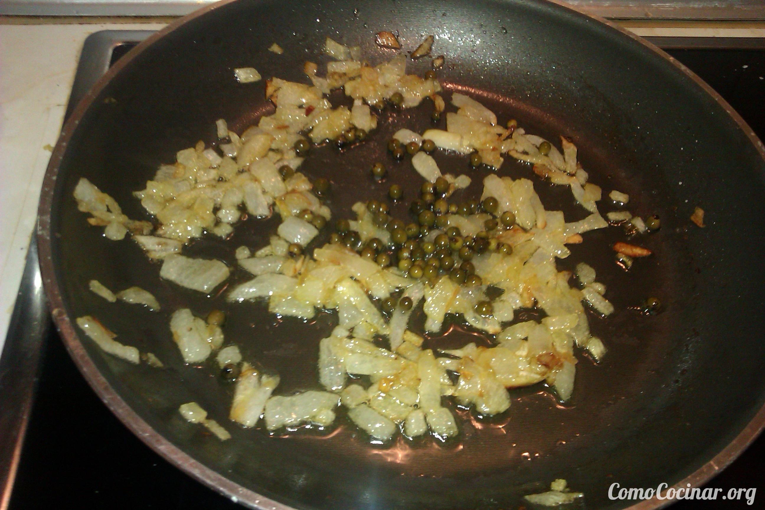 aso a paso solomillo a la pimienta verde