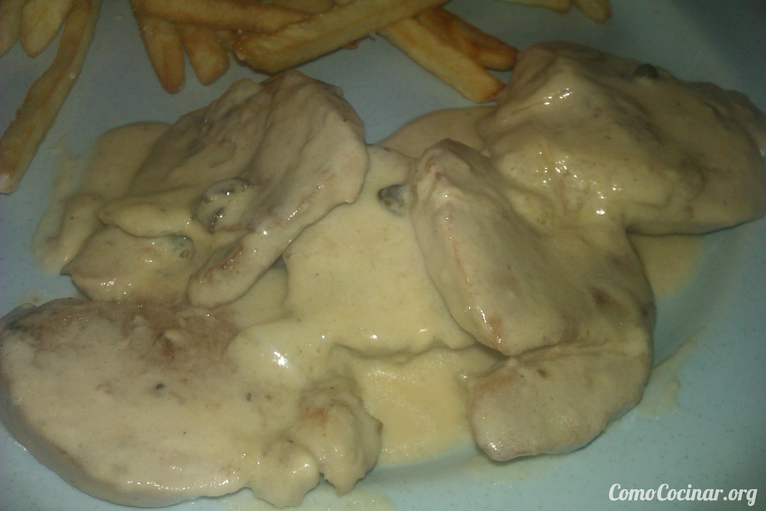 solomillo a la pimienta verde