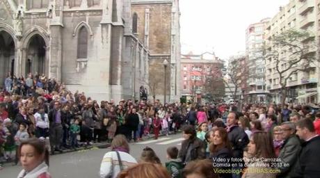 Desfile Carrozas Comida en la calle Aviles 2013, Video y fotos