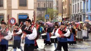Desfile Carrozas Comida en la calle Aviles 2013, Video y fotos