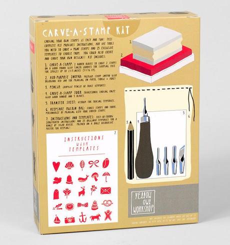 Haz tus propios sellos: Carve-a-stamp Kit