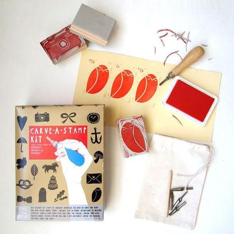 Haz tus propios sellos: Carve-a-stamp Kit