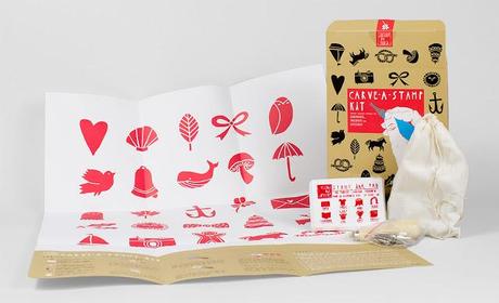 Haz tus propios sellos: Carve-a-stamp Kit