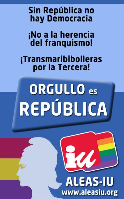 ¡Orgullo es República! 14 de abril por la defensa de las libertades afectivo-sexuales