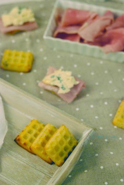 mini gofres... salados!