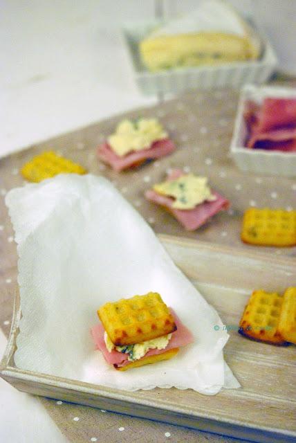 mini gofres... salados!