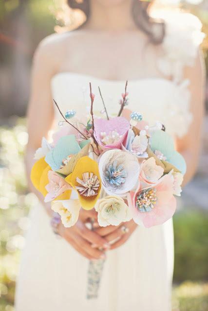 My Wedding Inspiration: ramos de novias de papel