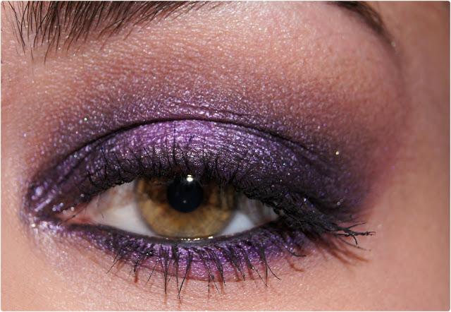 LOOK. Degradado en tonos morados.