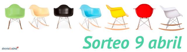 Sorteo silla Rocking Chair Eames