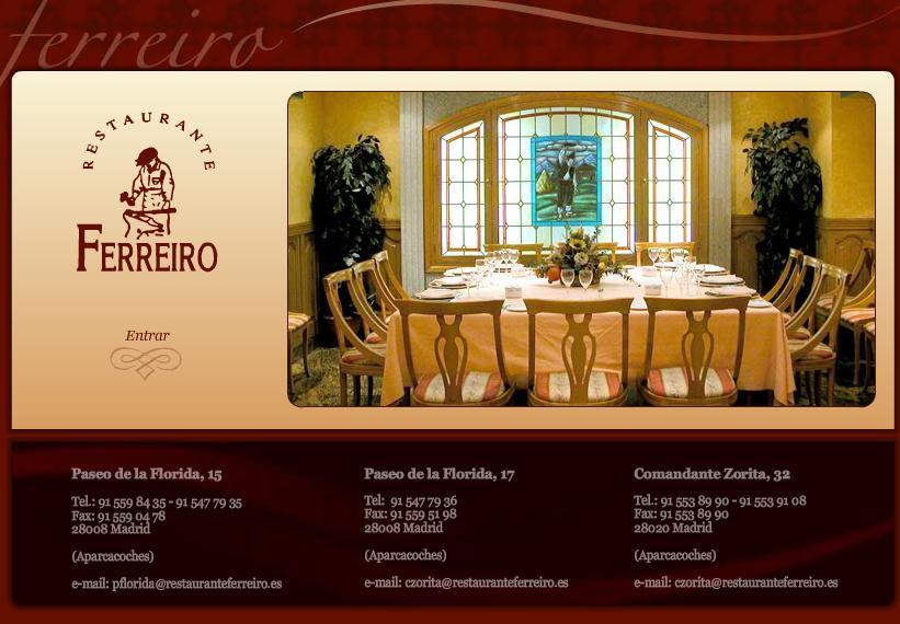 Restaurante El Ferreiro.- Comandante Zorita 32, Madrid