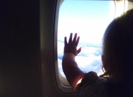 Viajes en avión con niños