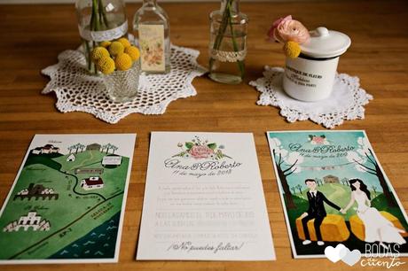 invitaciones de boda campestre 