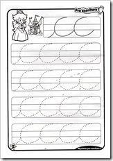 Preescritura: fichas de para niños de 4 años