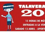 Horarios Talavera Spring Festival, Unión, Chimo Bayo, Izal, Kuve...