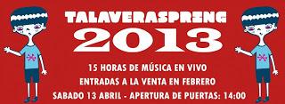 Horarios del Talavera Spring Festival, con La Unión, Chimo Bayo, Izal, Kuve...