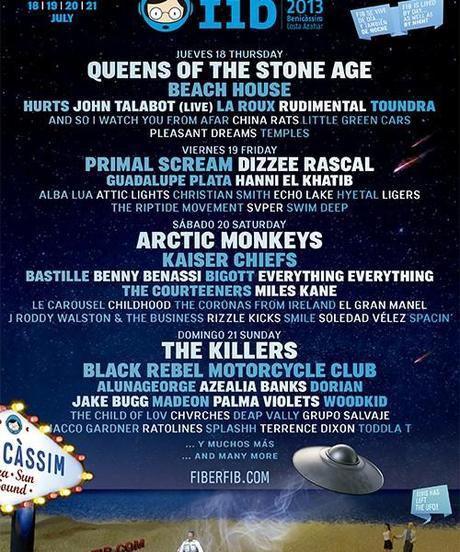 FIB 2013: Beach House y distribución por días